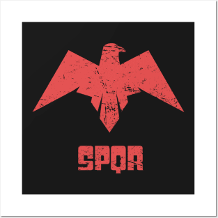 SPQR - Roman Empire Eagle Icon Posters and Art